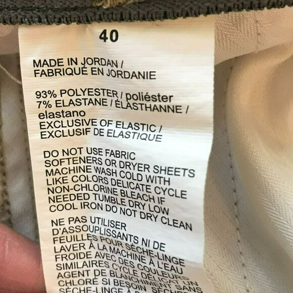 Ben Hogan Men's Flat Front Bermuda Golf Shorts Sz 40 in Khaki Tan Activewear - Picture 14 of 14